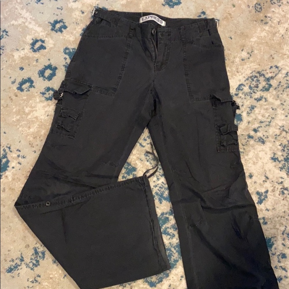 Express cargo pants-black-great used condition